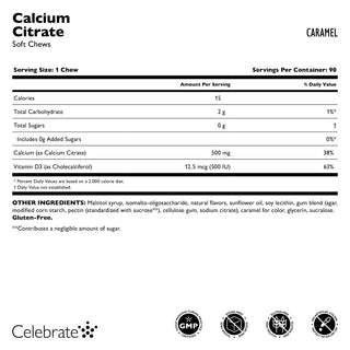 Calcium Citrate, Soft Chews