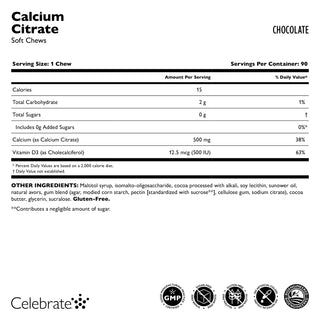 Calcium Citrate, Soft Chews