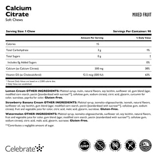 Calcium Citrate, Soft Chews