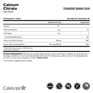 Calcium Citrate, Soft Chews