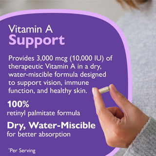 Vitamin A 3.000mcg (10.000 IU), Capsules