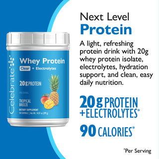Celebrate Whey Protein Clear + Electrolytes