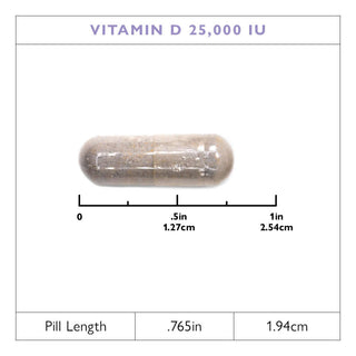 Vitamin D3 625mcg (25.000 IU), Capsules